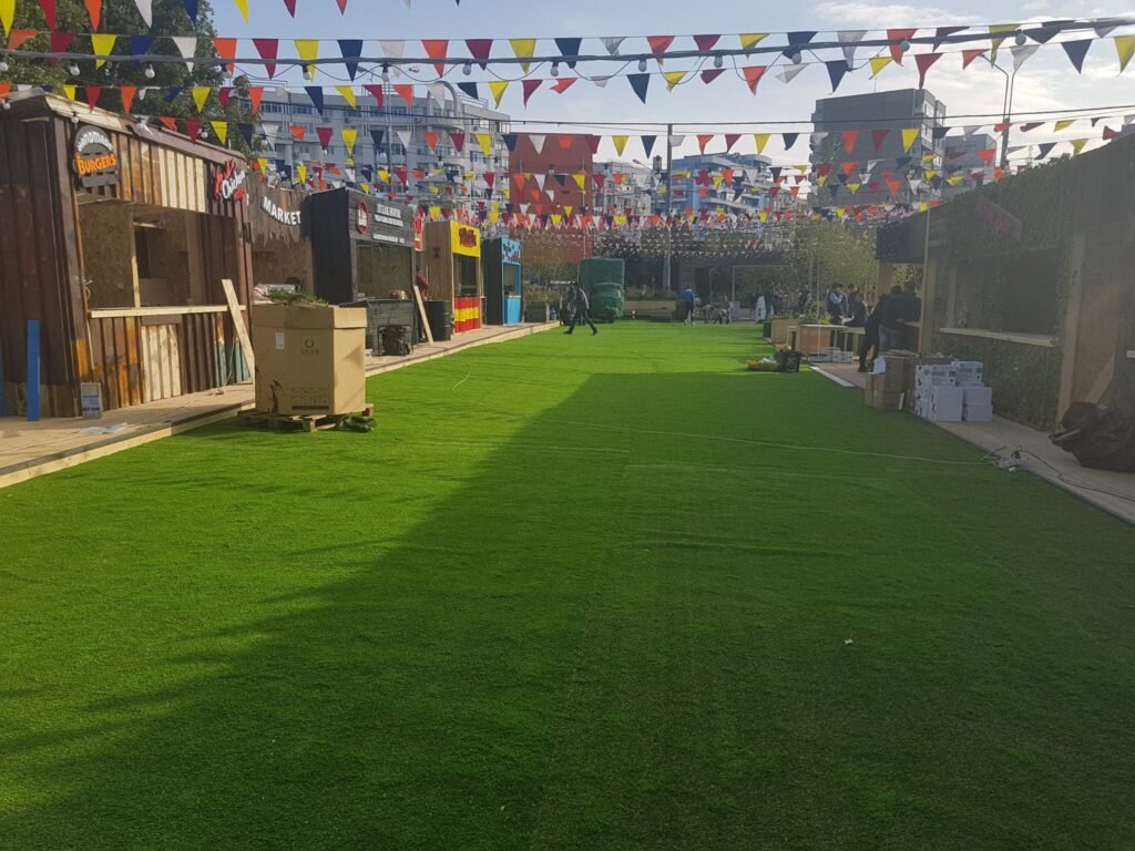 Gazon decorativ terasa