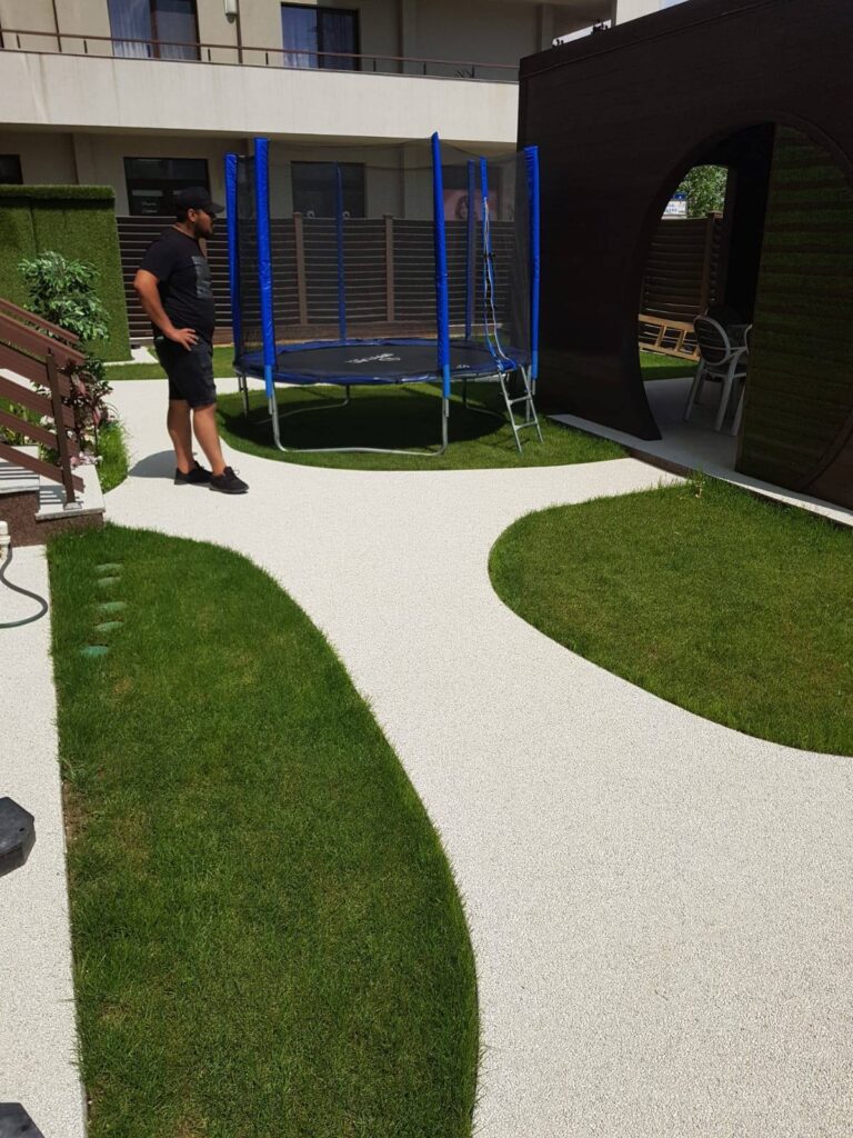 Covor de piatra cu rasina epoxidica