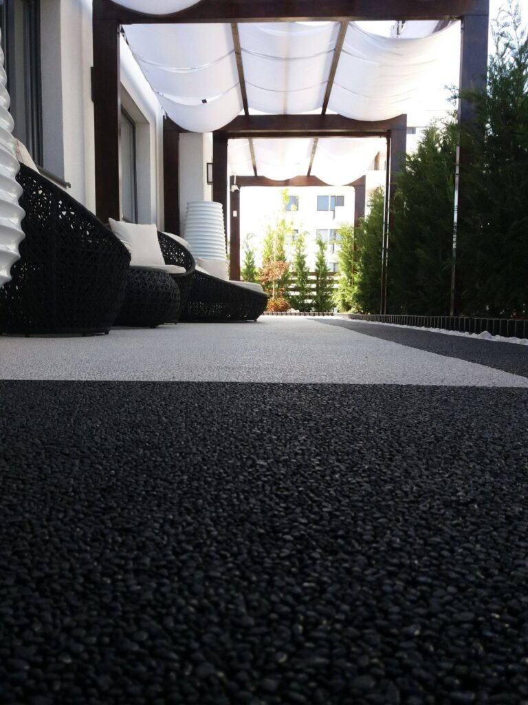 Covor de piatra cu rasina epoxidica